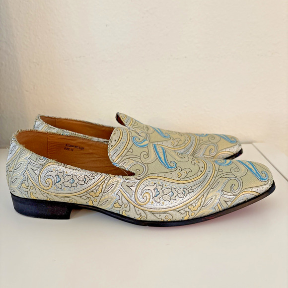 After Midnight Formal Footwear Paisley Mens 13 Dress Shoes Loafers Wedding Derby main image 9
